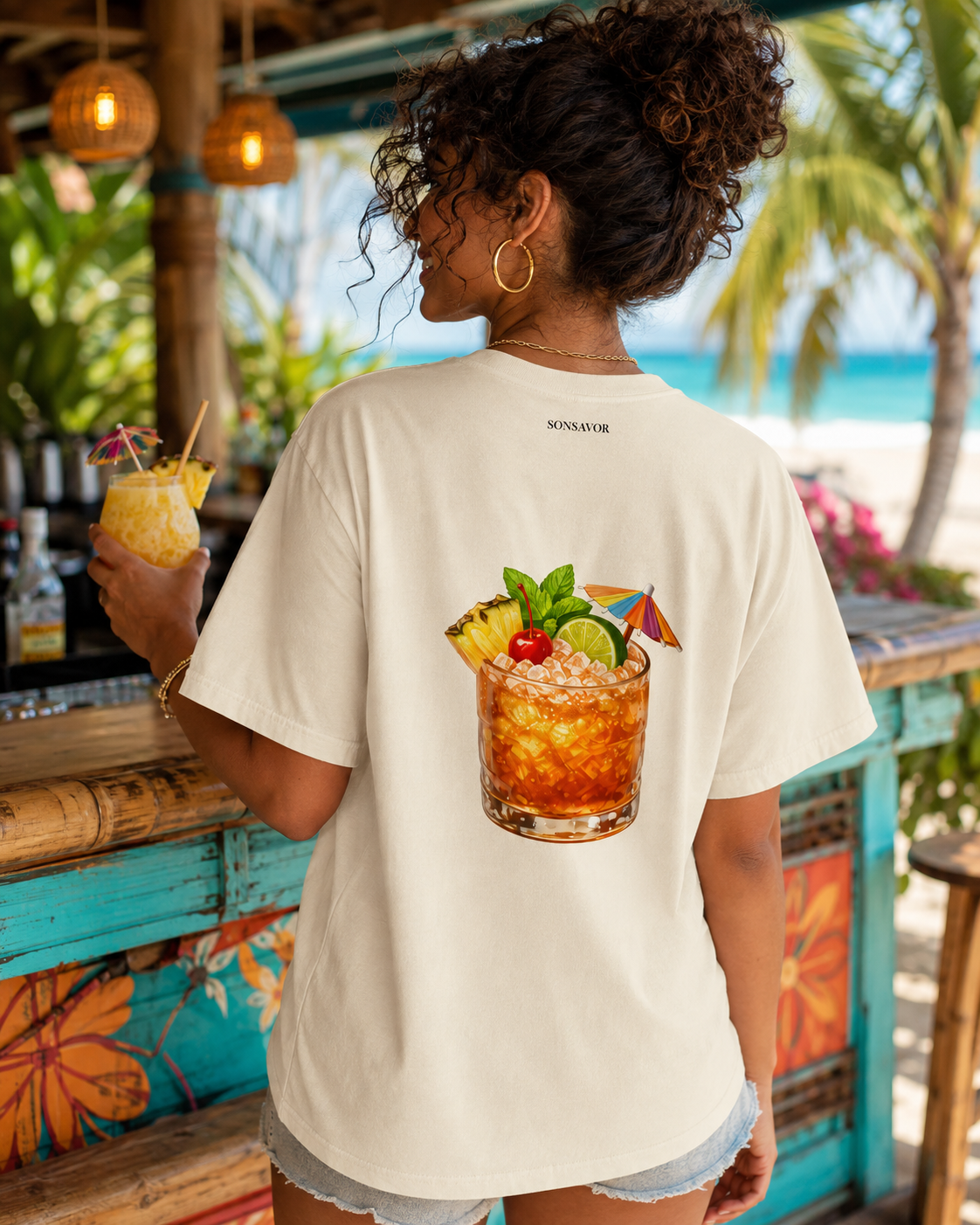 Mai Tai Tee — "my-ty" | Premium Heavyweight Garment-Dyed Shirt