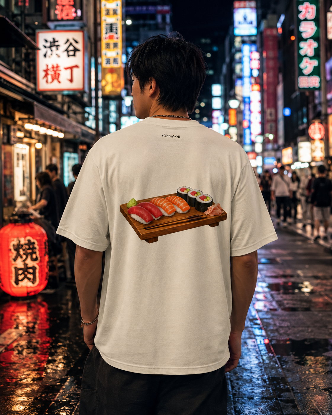 Sushi Tee — "soo-shee" | Premium Heavyweight Garment-Dyed Shirt