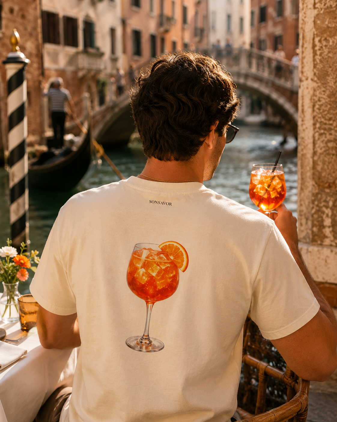 Orange Spritz Tee — "or-inj sprits" | Premium Heavyweight Garment-Dyed Shirt