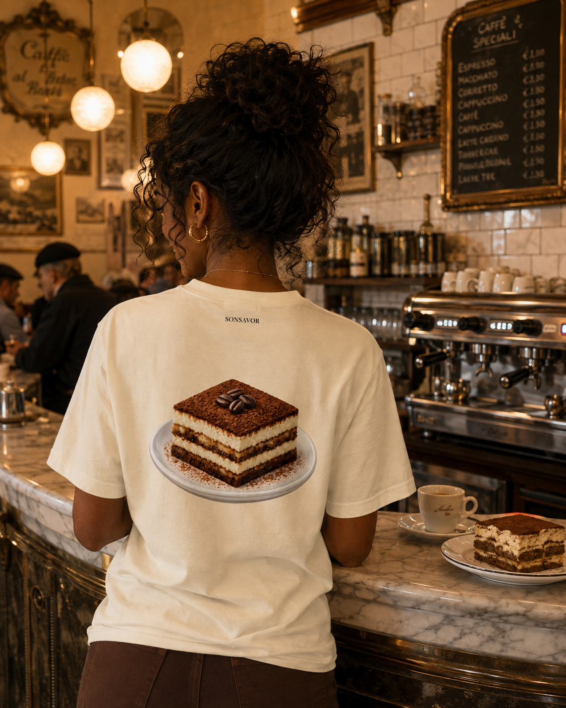 Tiramisu Tee — "tih-ruh-mee-soo" | Premium Heavyweight Garment-Dyed Shirt
