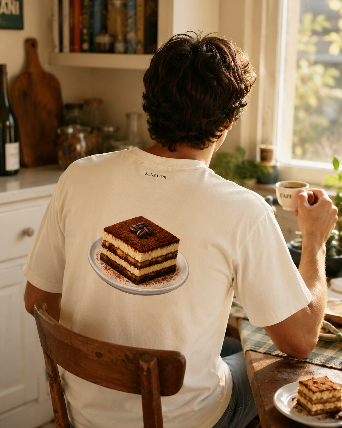 Tiramisu Tee — "tih-ruh-mee-soo" | Premium Heavyweight Garment-Dyed Shirt
