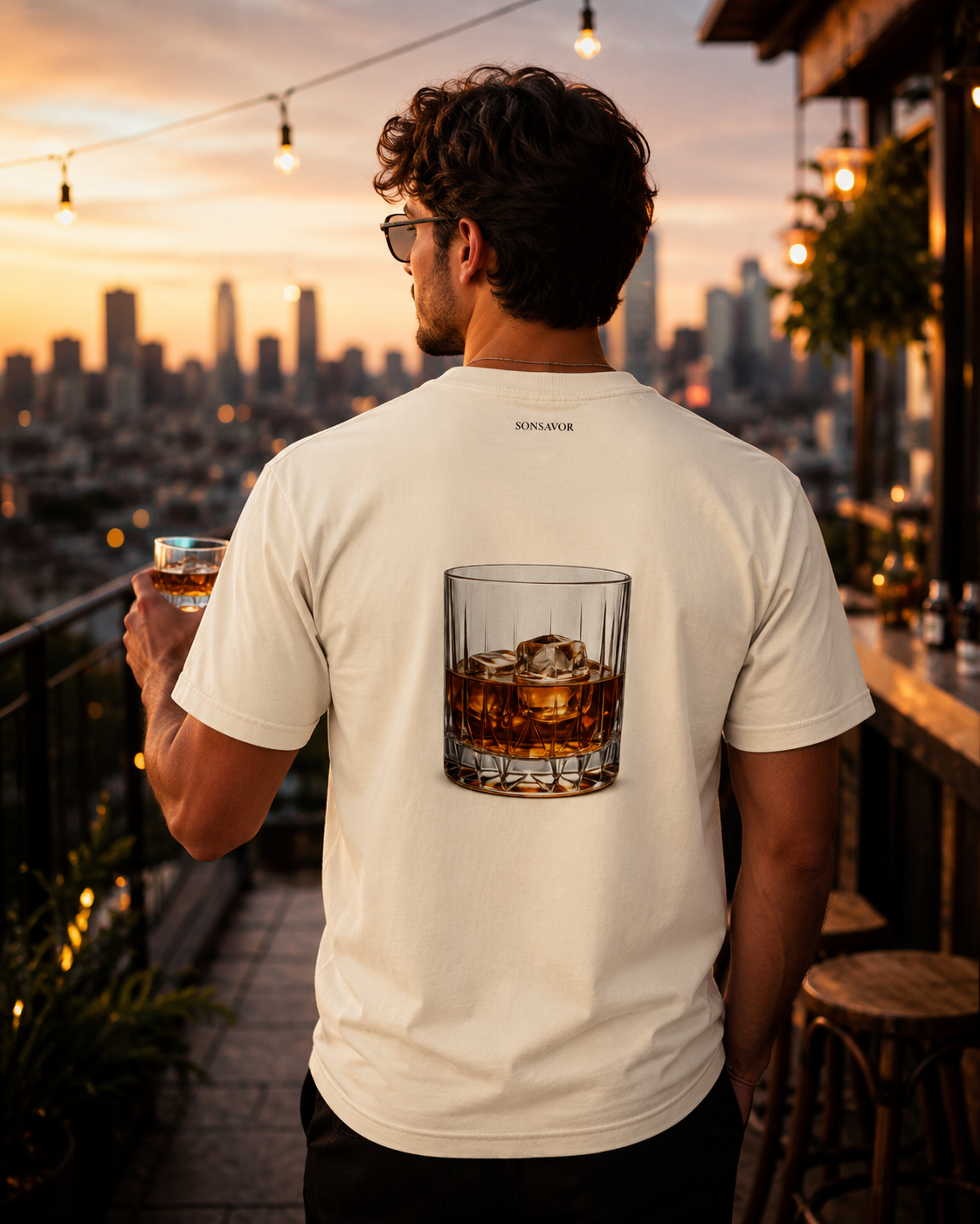 Whiskey Tee — "wiss-key" | Premium Heavyweight Garment-Dyed Shirt